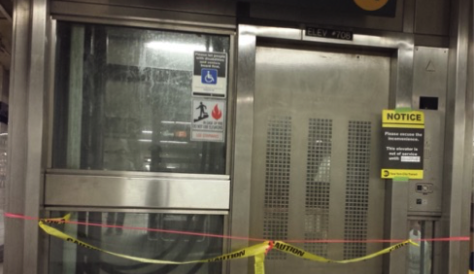 Image for: MTA’s Elevators Going Nowhere, Slowly