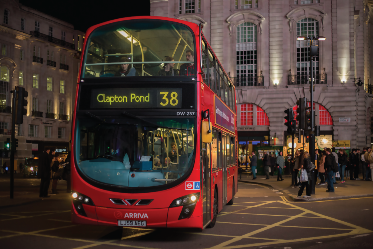 Red Double decker bus in London