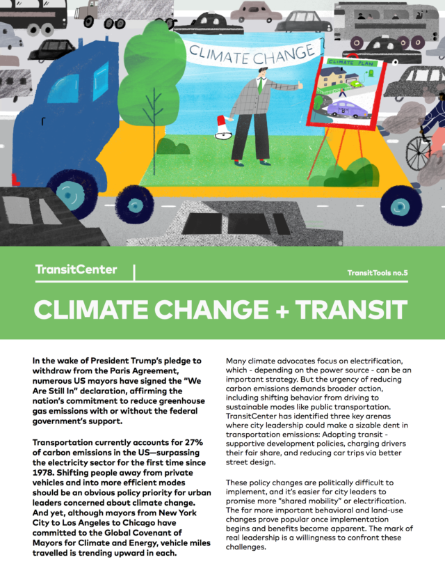 Image for: Climate Change + Transit