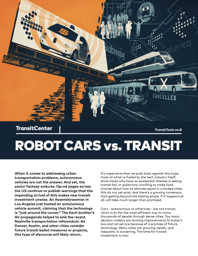 Image for: Robot Cars vs. Transit