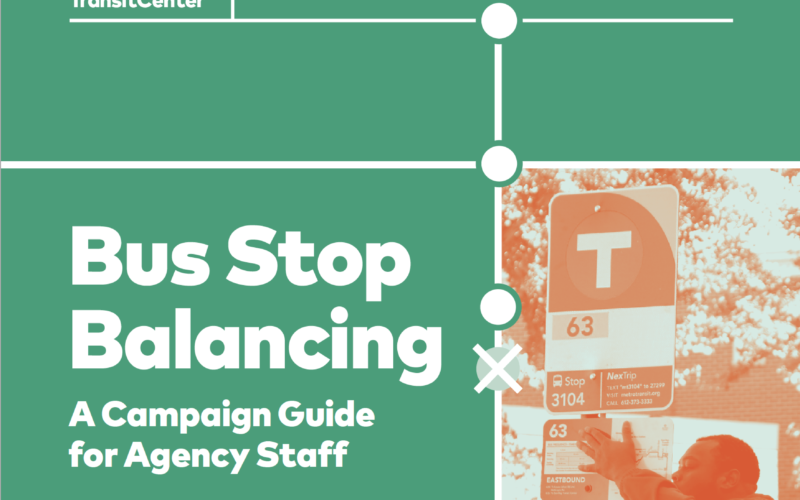 Cover for the Bus Stop Balancing report