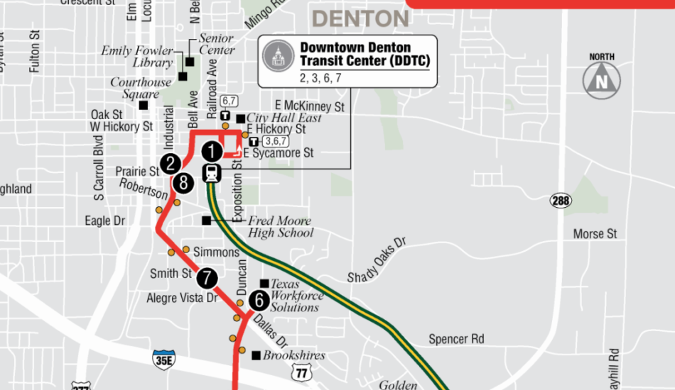 Image for: No Go Zone: Behind the Plan to Shrink the Bus System in Denton, Texas